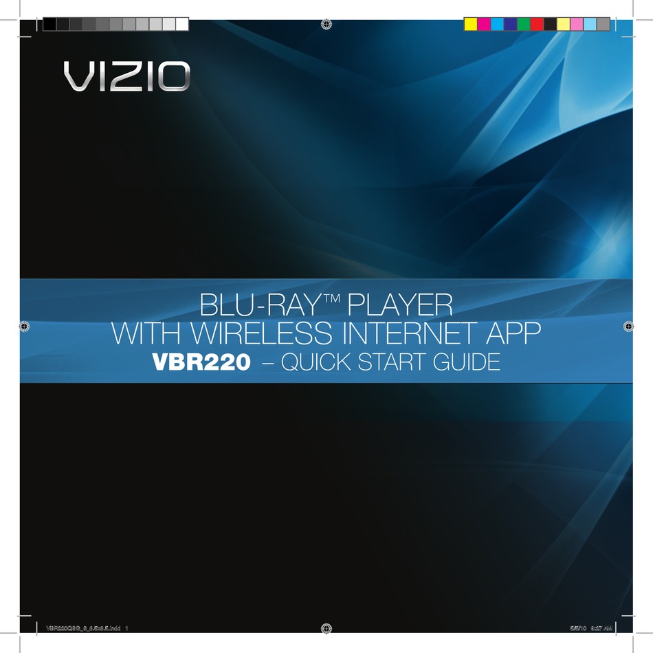 VIZIO VBR220 BLURAY PLAYER QUICK START MANUAL ManualsLib