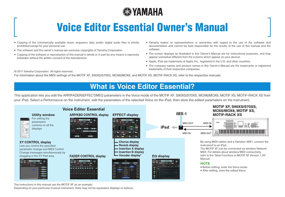 yamaha studio manager template
