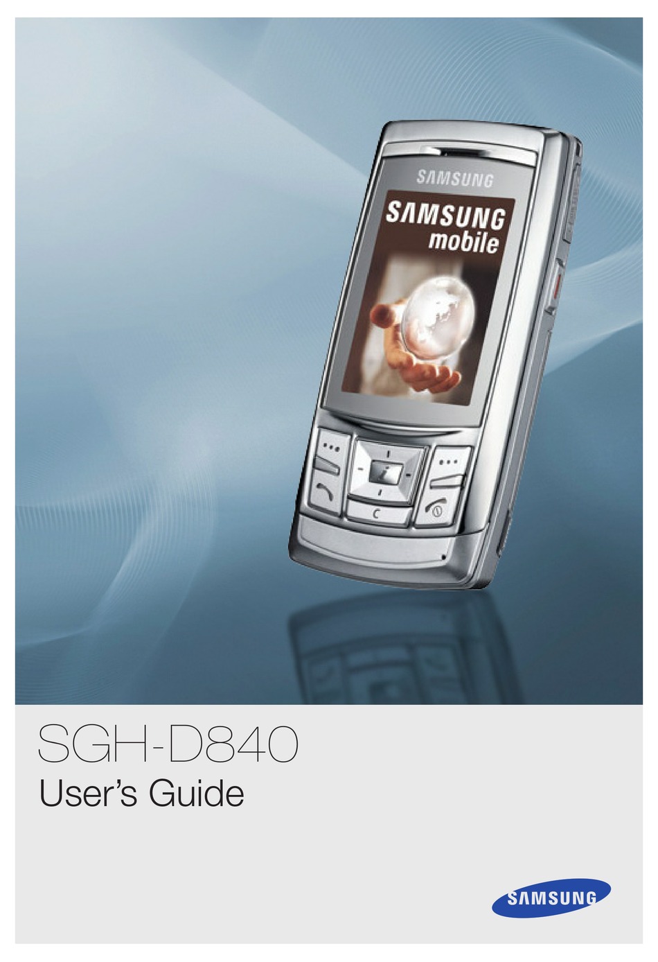 Samsung Sgh D840 Cell Phone User Manual Manualslib