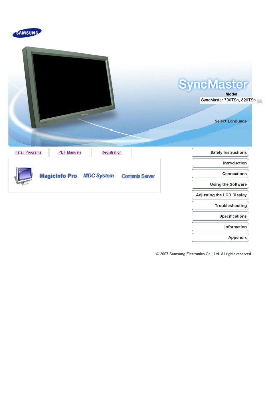 samsung syncmaster 700s