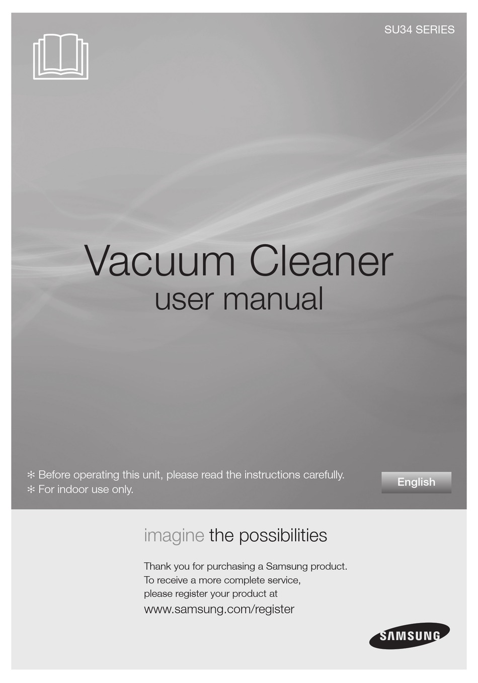 SAMSUNG SU3486 VACUUM CLEANER USER MANUAL ManualsLib