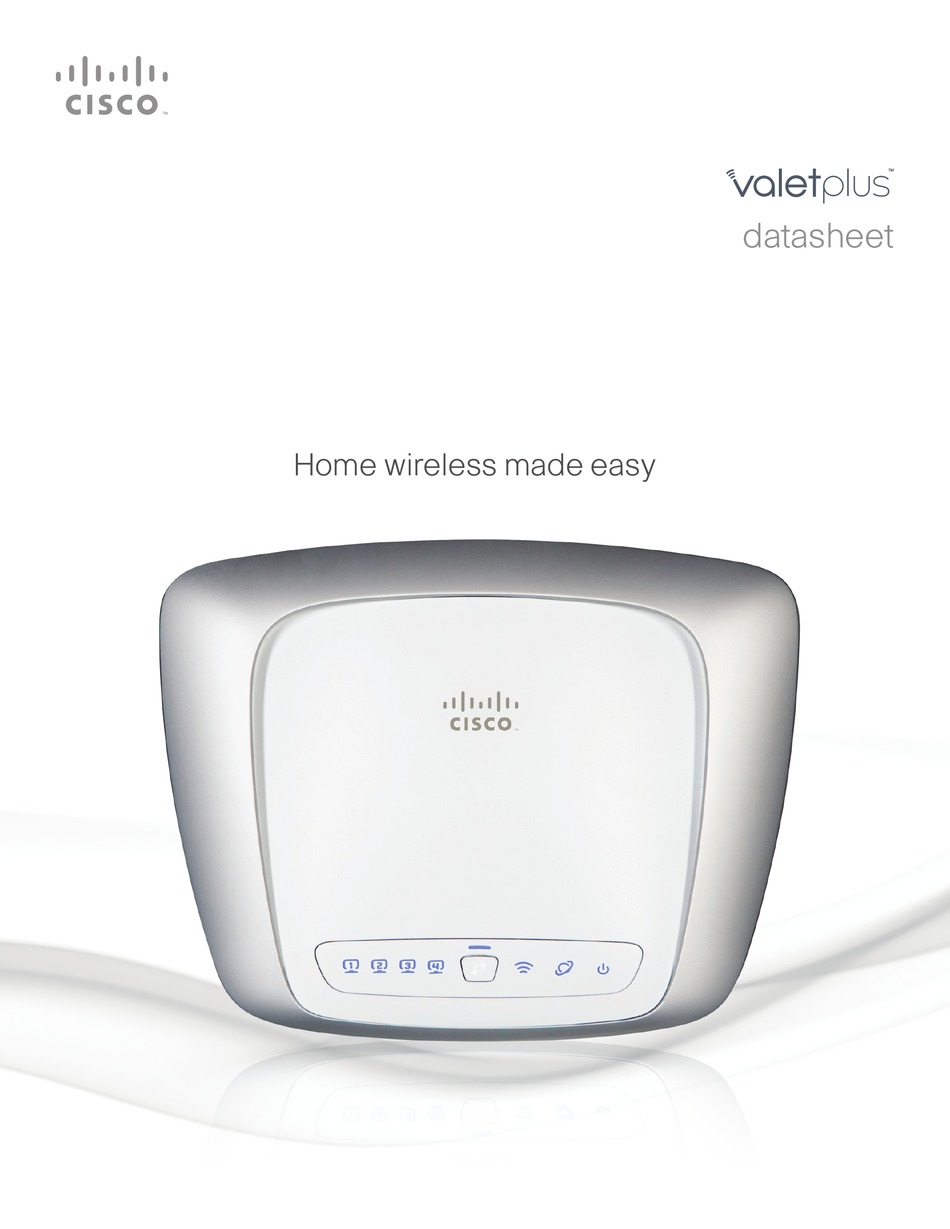 CISCO VALET PLUS WIRELESS ROUTER DATASHEET ManualsLib