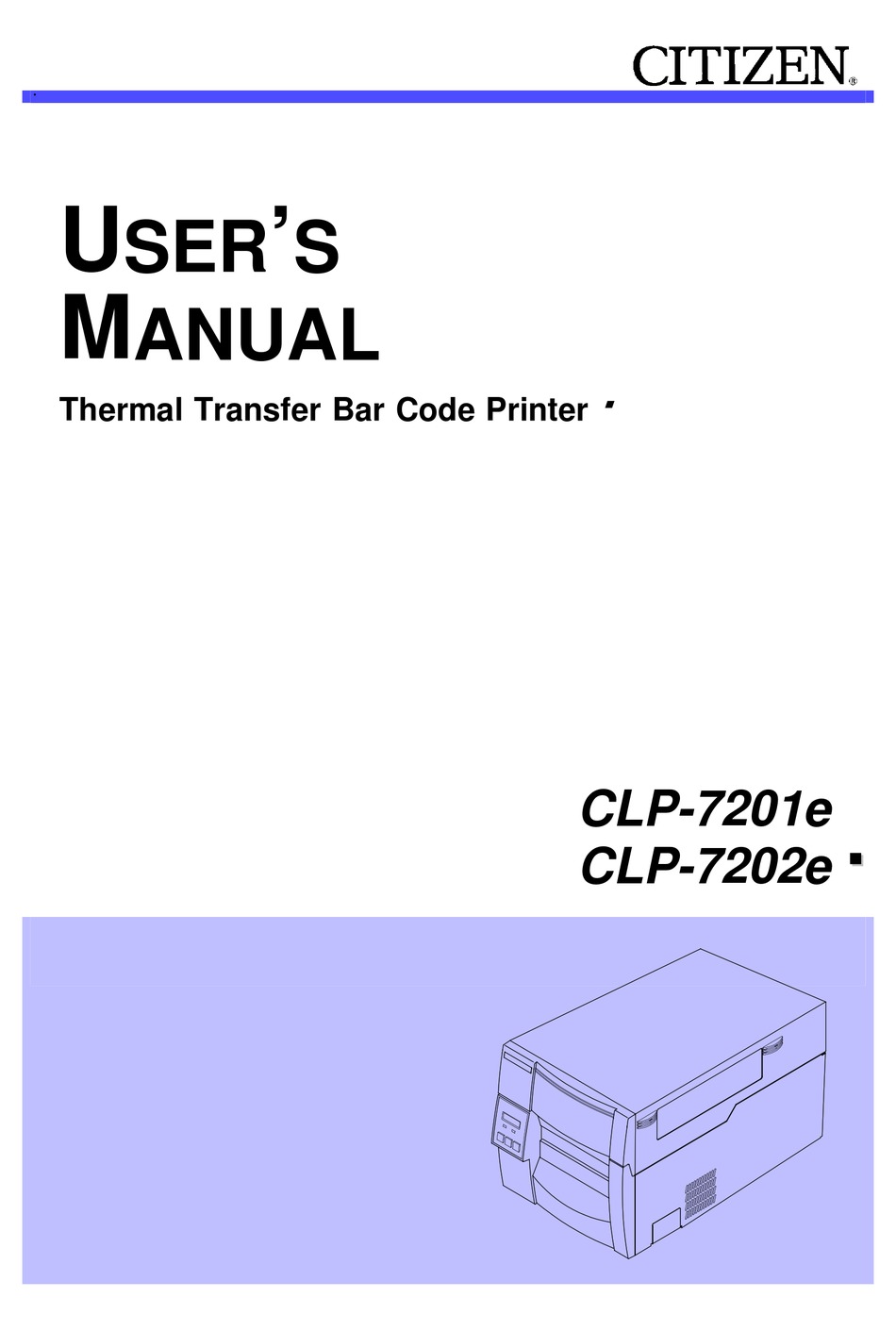 Citizen Clp 7202e User Manual Pdf Download Manualslib Citizen Clp 7202e User Manual Pdf Download Manualslib