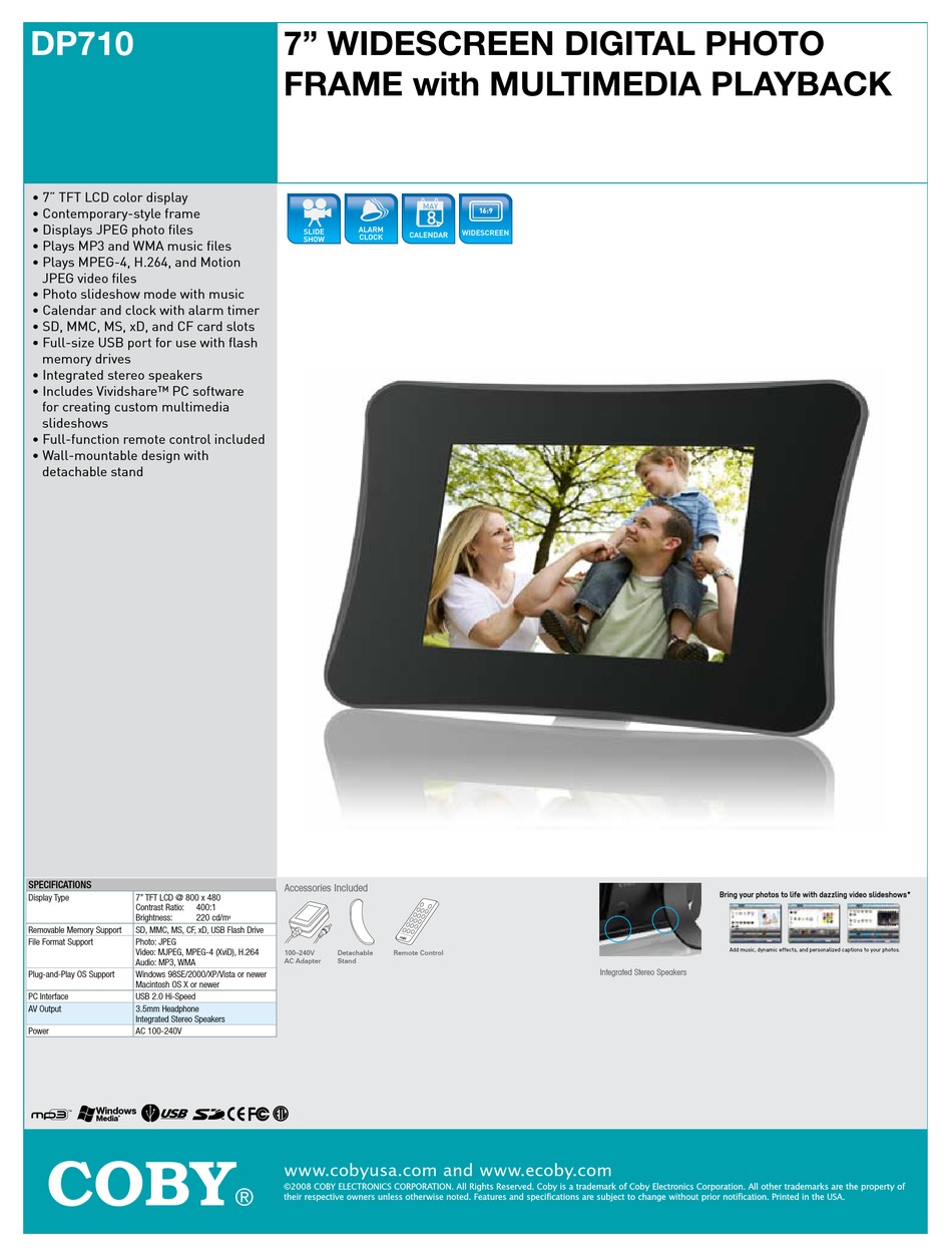 Price Of Coby Digital Photo Frame