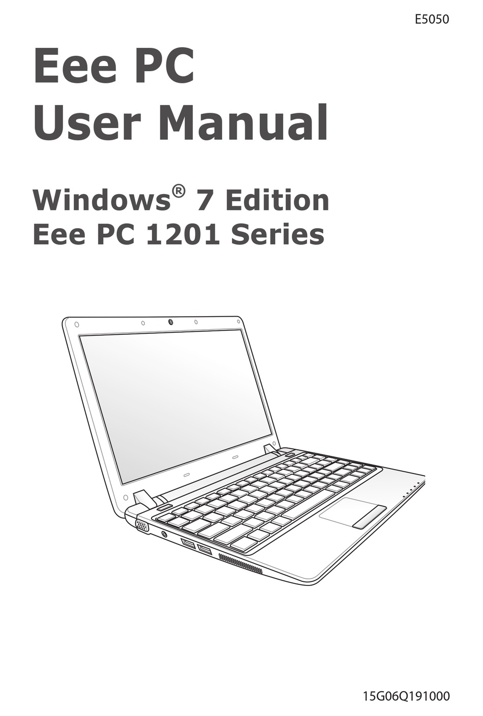 Asus Eee Pc 1201N Laptop User Manual | Manualslib