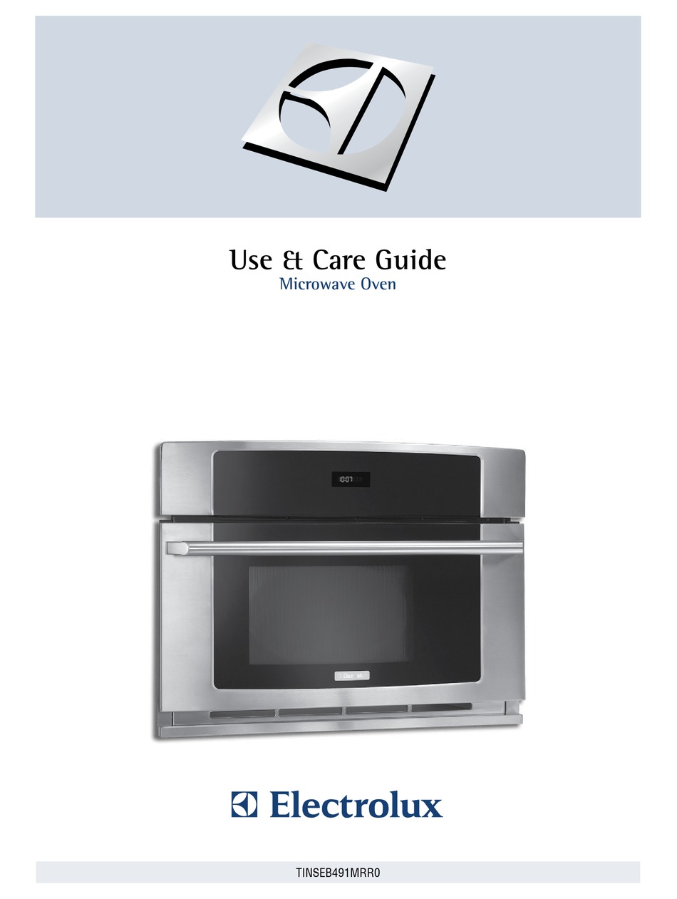 ELECTROLUX EW27MO55H MICROWAVE OVEN USE AND CARE MANUAL ManualsLib