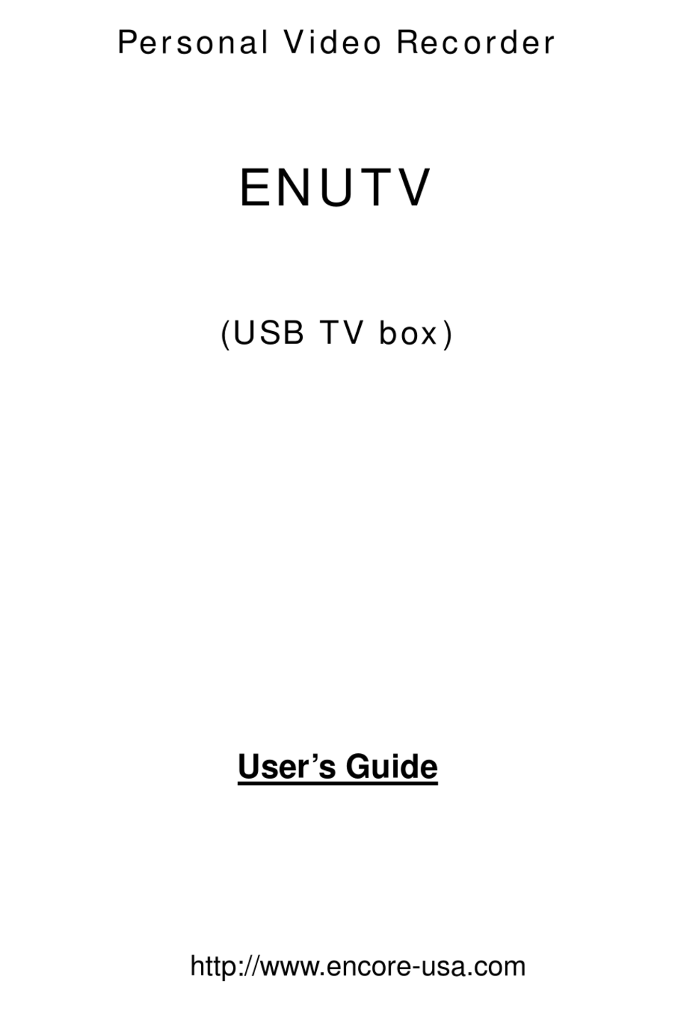 Enutv-2 Driver Setup Download