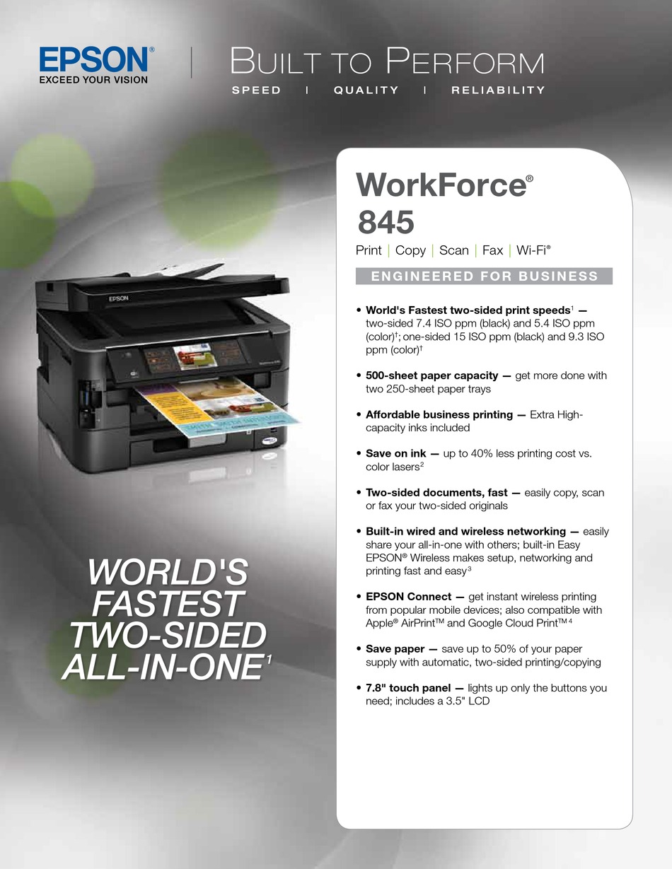 Epson 2024 workforce 845