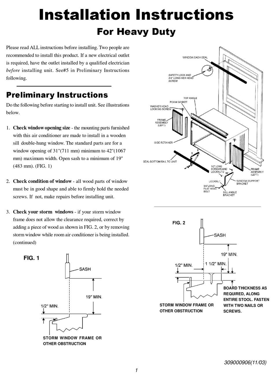 frigidaire fas156n1a