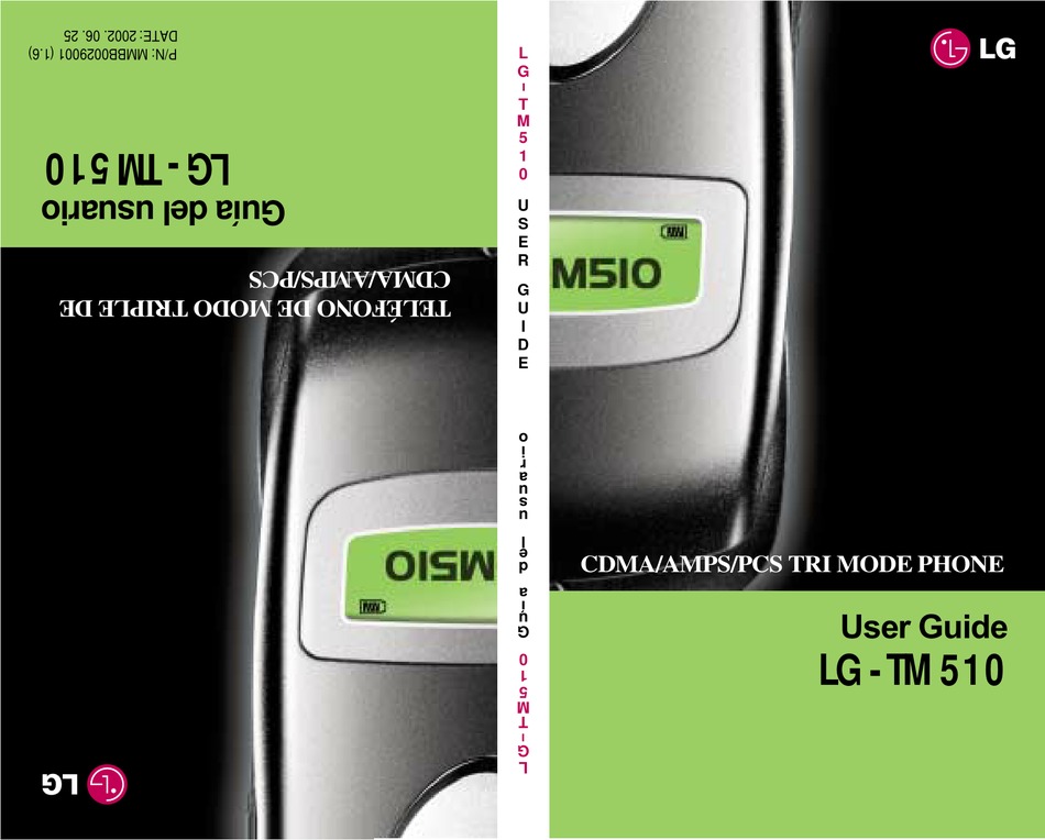 LG -TM510 CELL PHONE USER MANUAL | ManualsLib