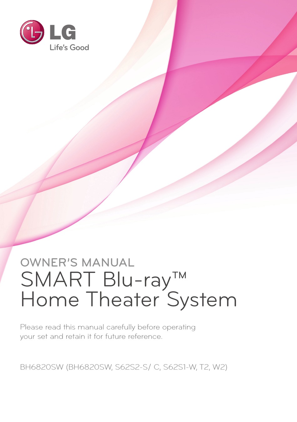 LG BH6820SW OWNER'S MANUAL Pdf Download | ManualsLib