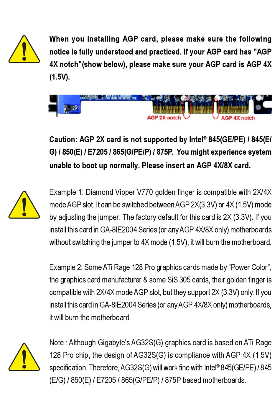 Gigabyte Ga 8ie04 User Manual Pdf Download Manualslib