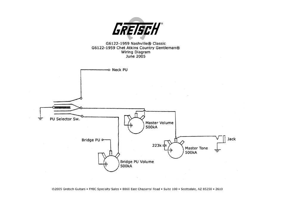 gretsch g6122 wiring diagram pdf download  manualslib