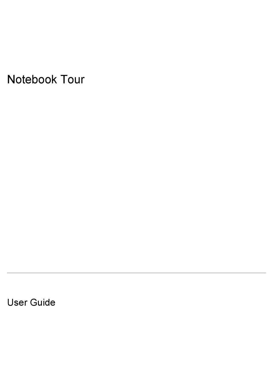 HP PAVILION DV9000 LAPTOP USER MANUAL 