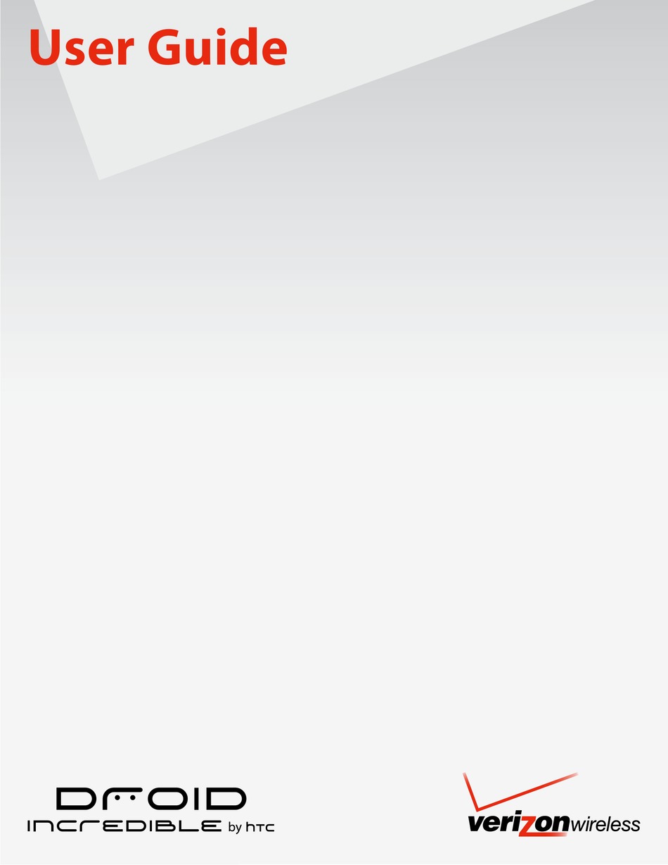 HTC DROID DROID INCREDIBLE CELL PHONE USER MANUAL | ManualsLib