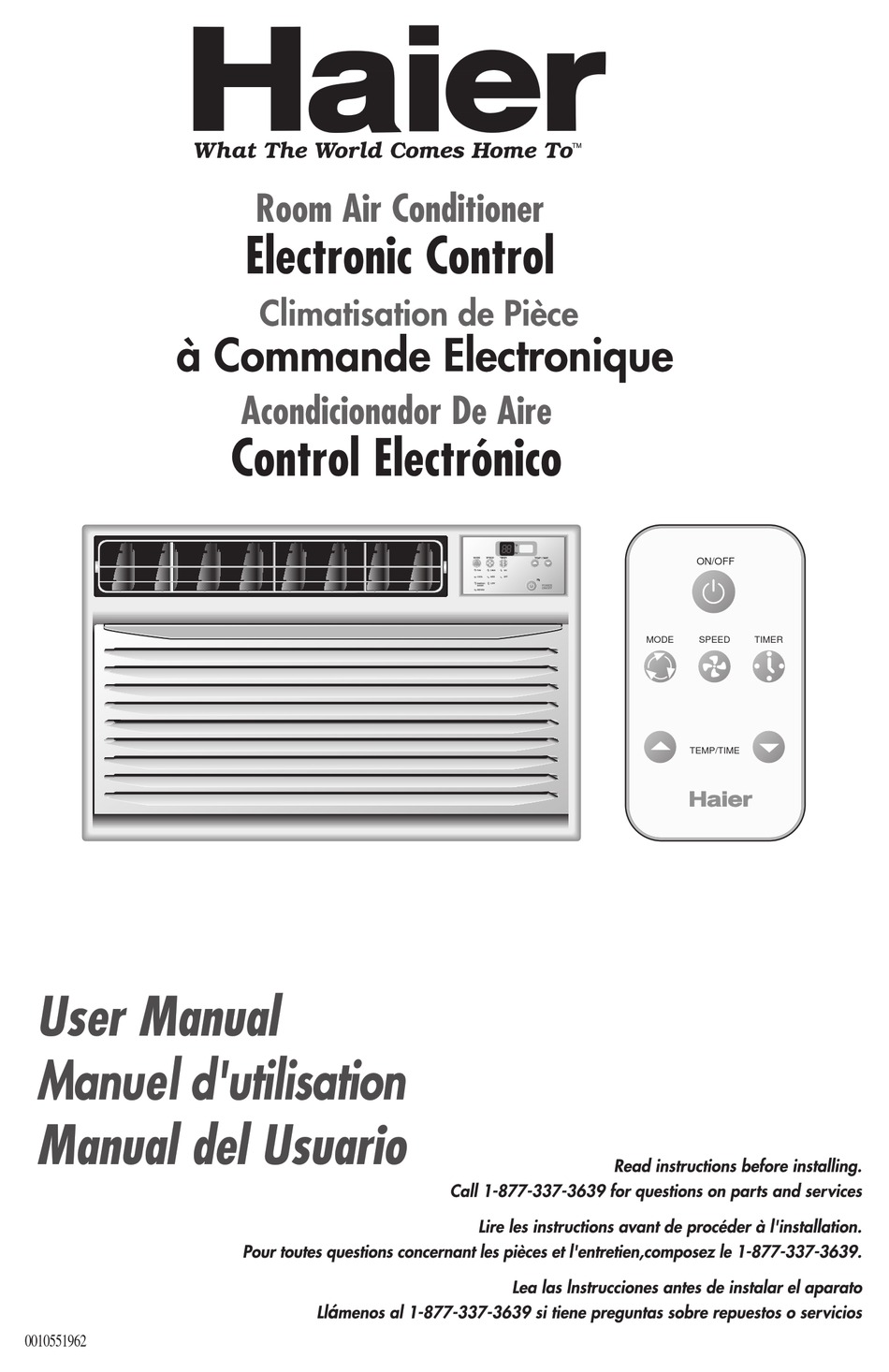 HAIER ESA3105 AIR CONDITIONER USER MANUAL ManualsLib