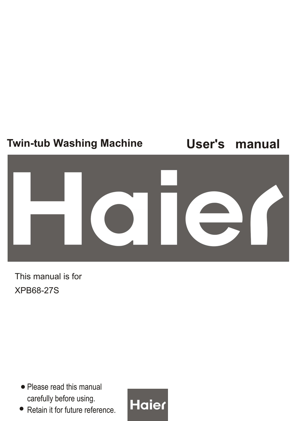 haier xpb68 114d