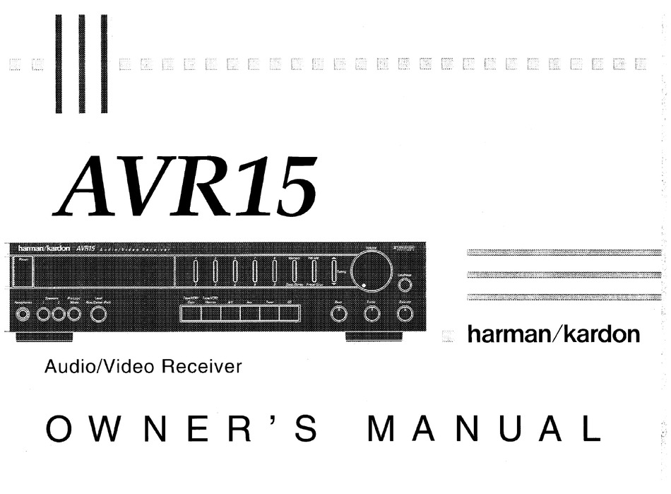 harman kardon avr 15