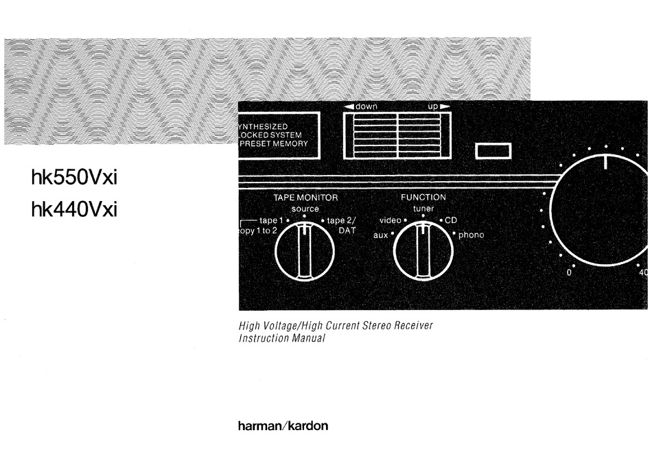 HARMAN KARDON HK440VXI STEREO RECEIVER 