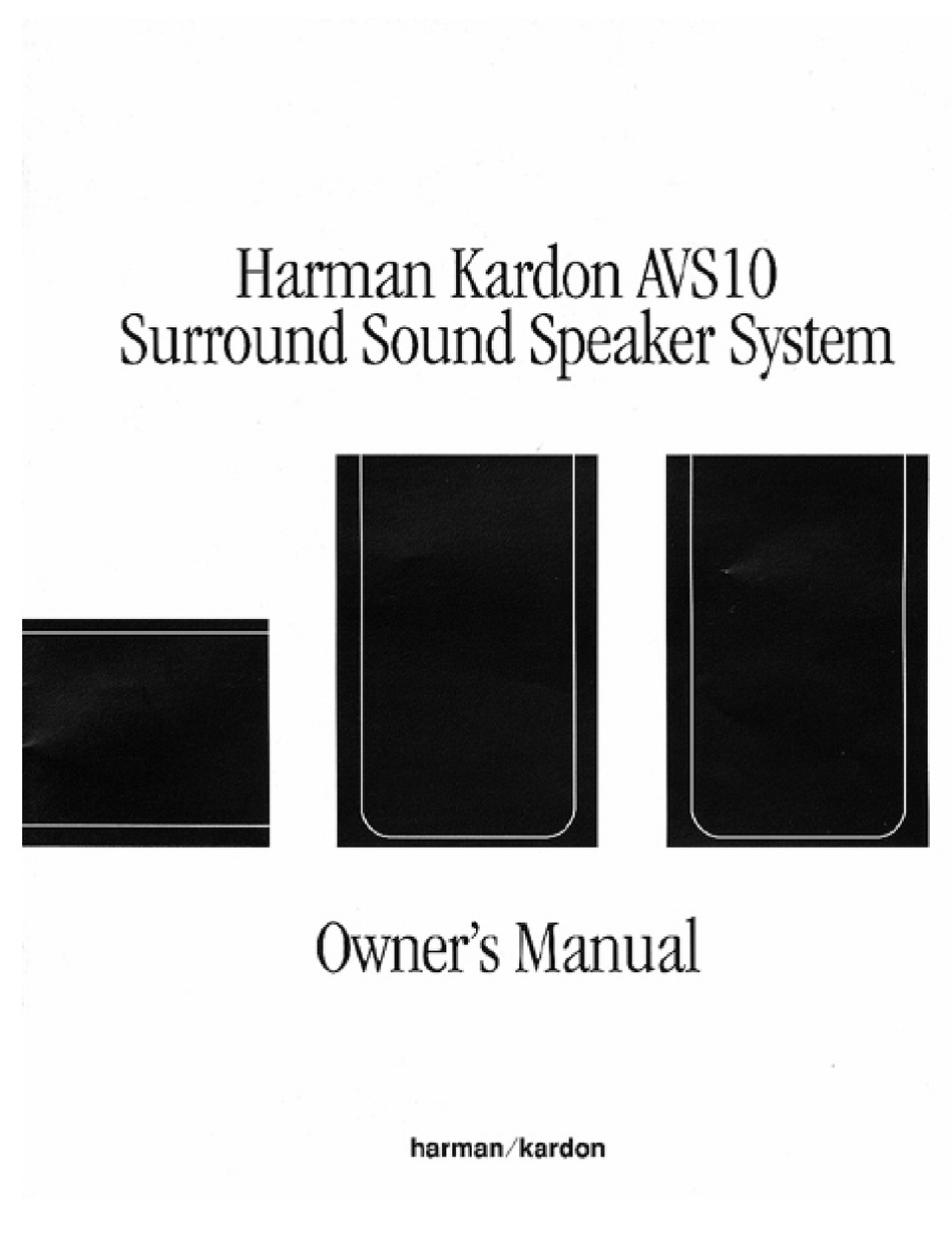 harman kardon avs10 subwoofer