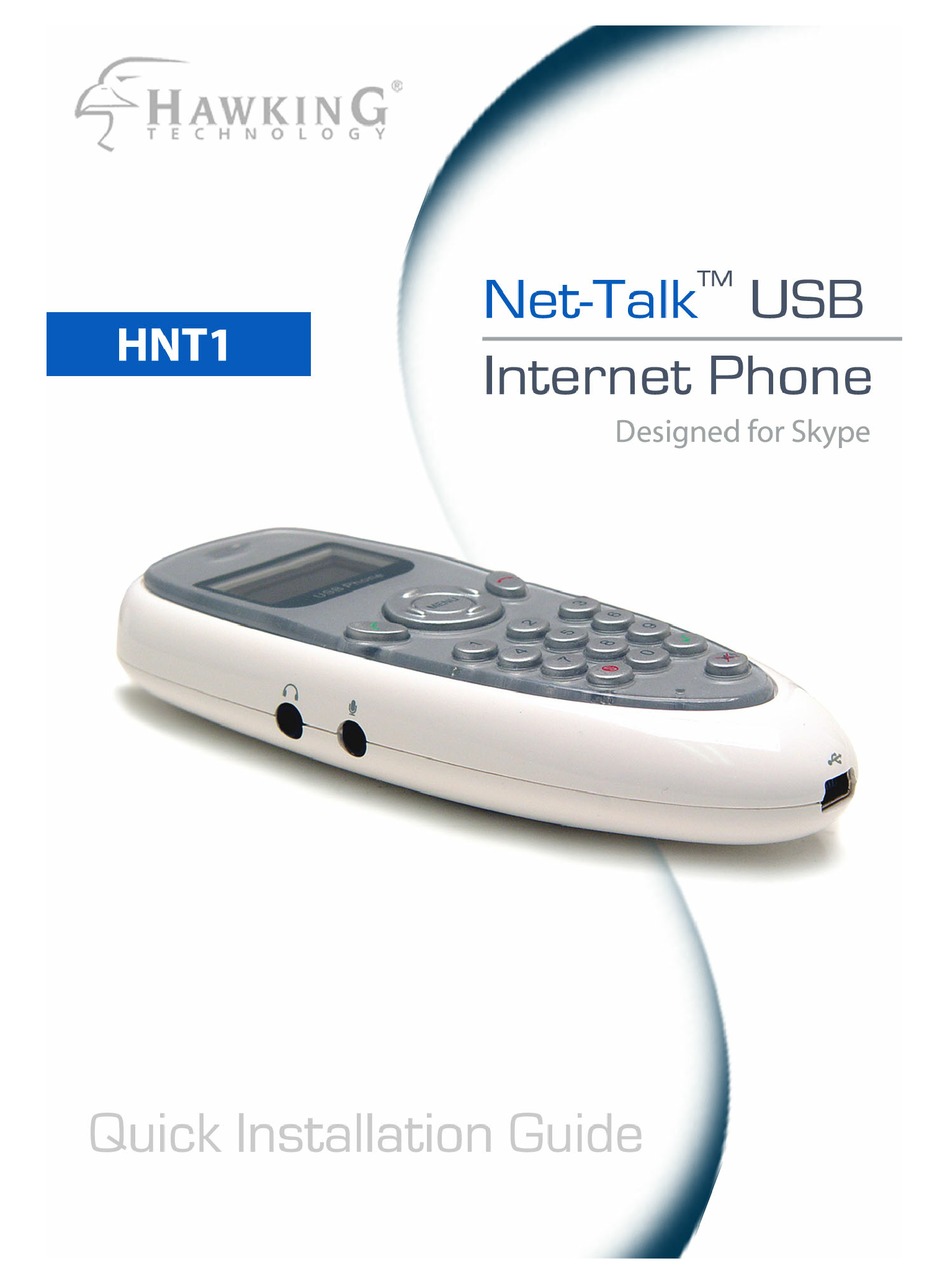 HAWKING NETTALK HNT1 TELEPHONE QUICK INSTALLATION MANUAL ManualsLib