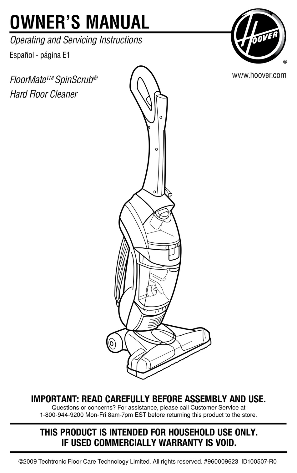 HOOVER FH40010B OWNER'S MANUAL Pdf Download | ManualsLib
