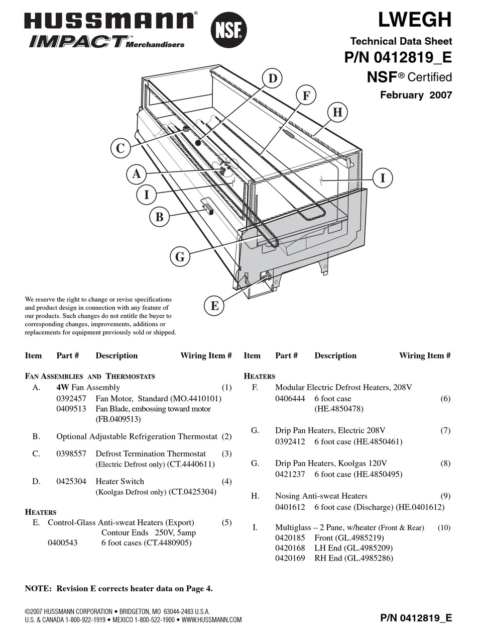 hussmann 5 doors wiring diagram - Wiring Diagram