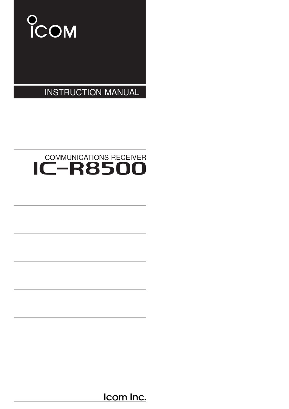 r8500 manual