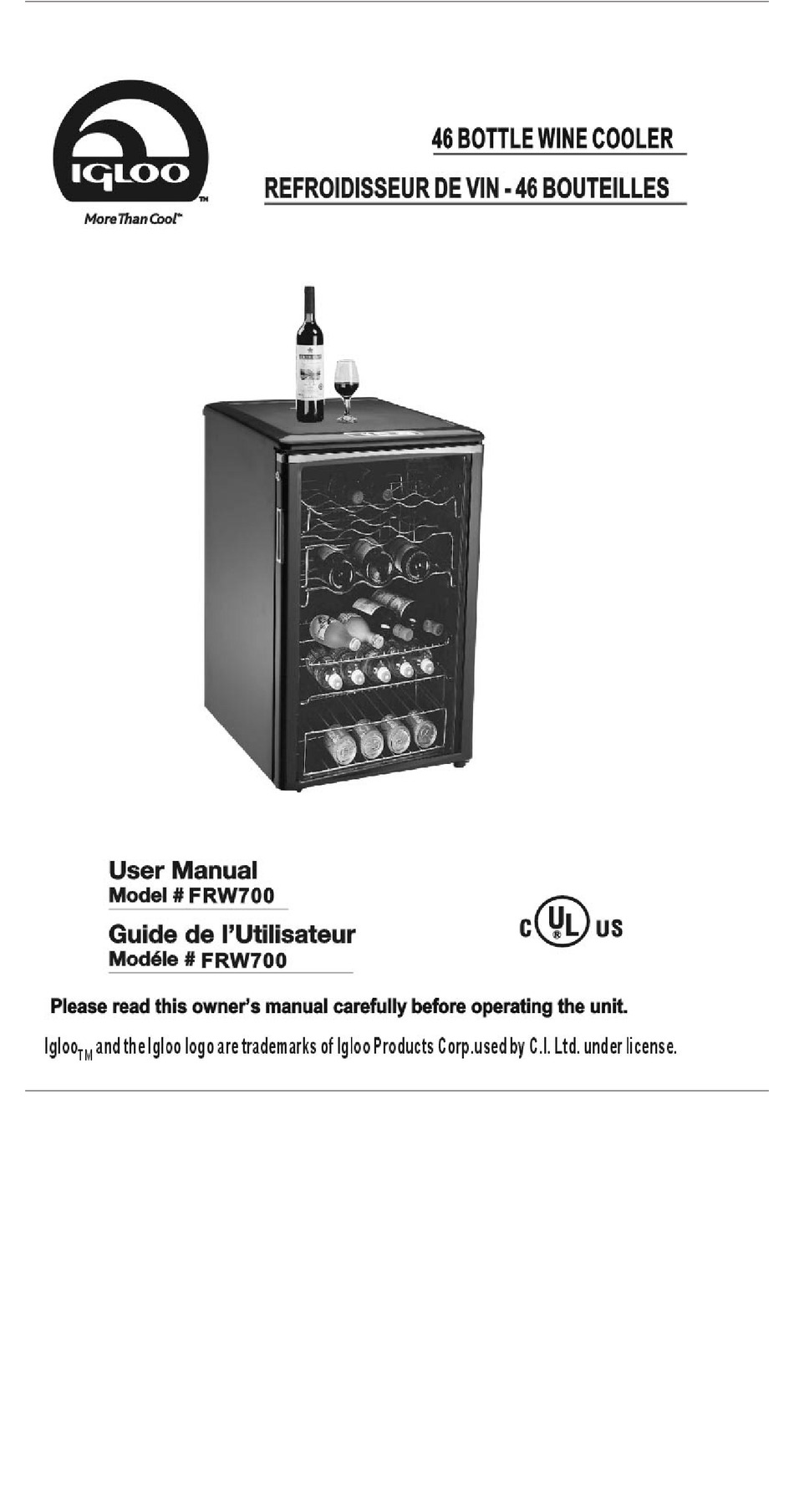 IGLOO FRW700 USER MANUAL Pdf Download | ManualsLib