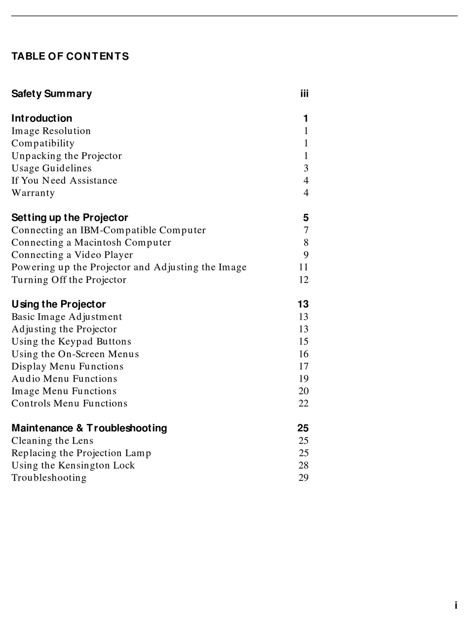 INFOCUS LP425 USER MANUAL Pdf Download | ManualsLib