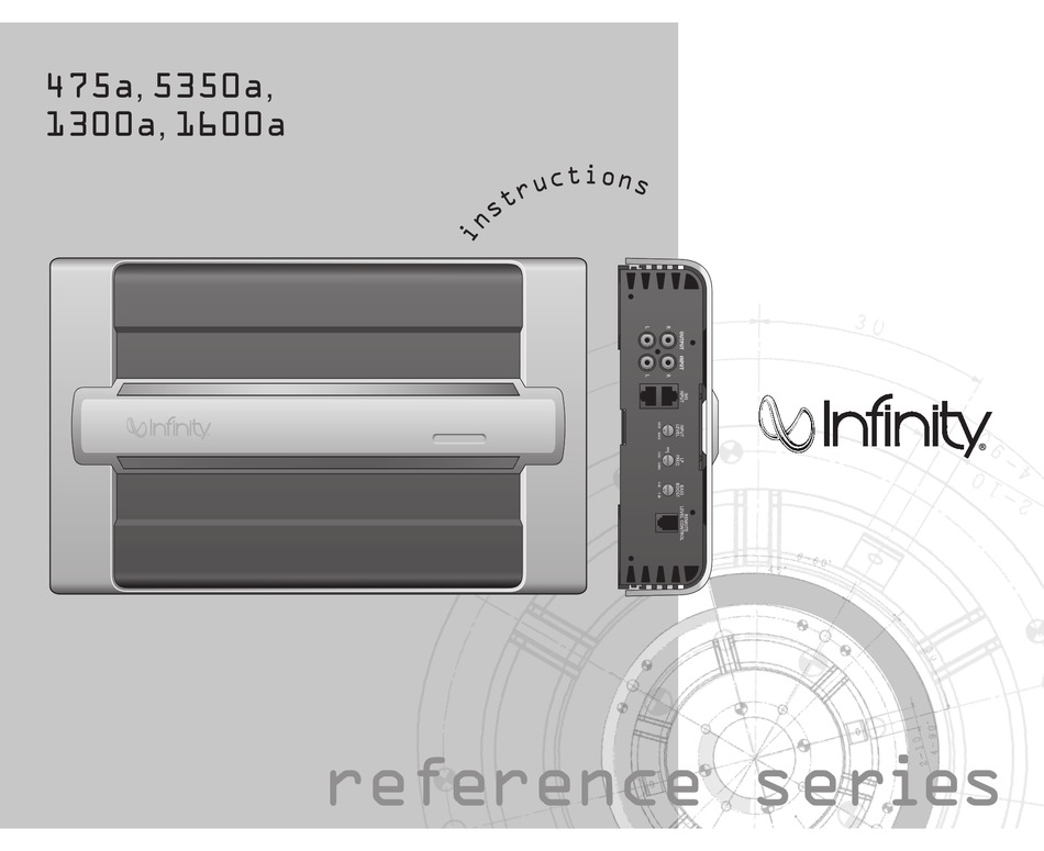 Infinity best sale reference 1600a