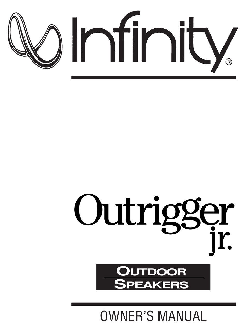 Infinity outrigger jr outdoor hot sale speakers