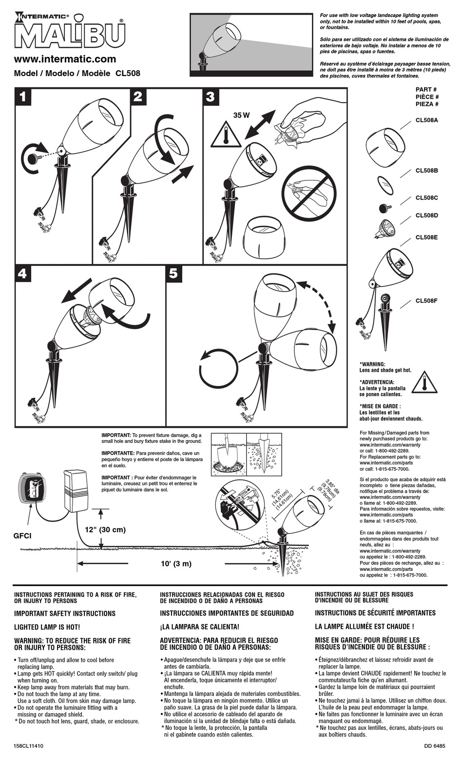 MALIBU BOATS CL508 FLOOD LIGHT INSTRUCTIONS ManualsLib