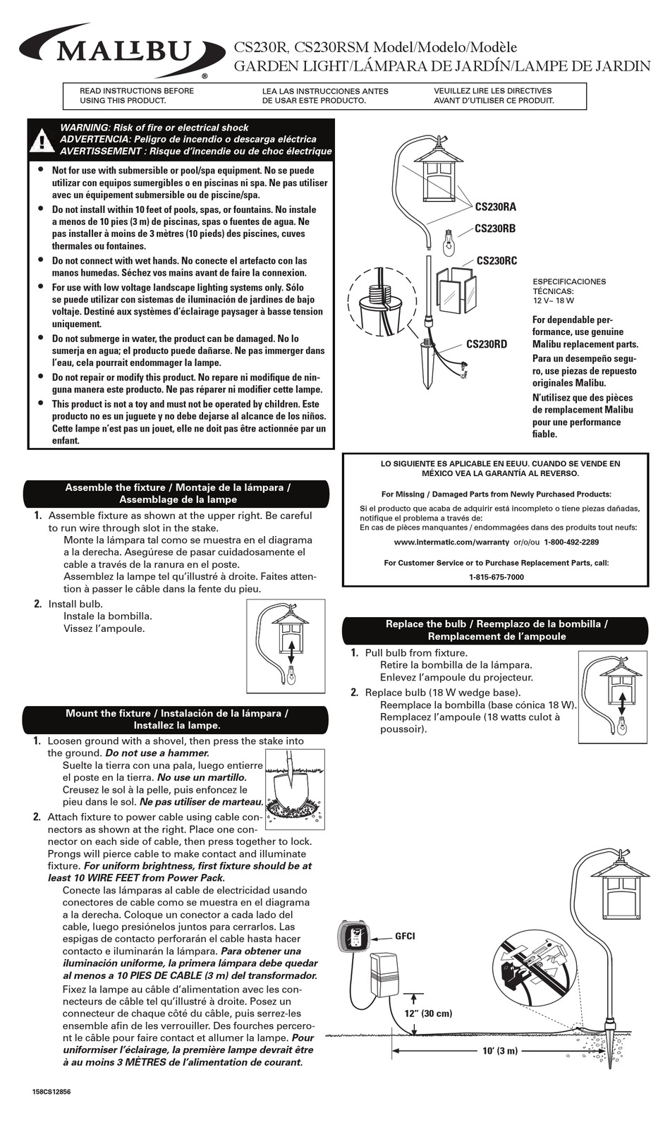 MALIBU BOATS CS230R LANDSCAPE LIGHTING INSTRUCTIONS ManualsLib