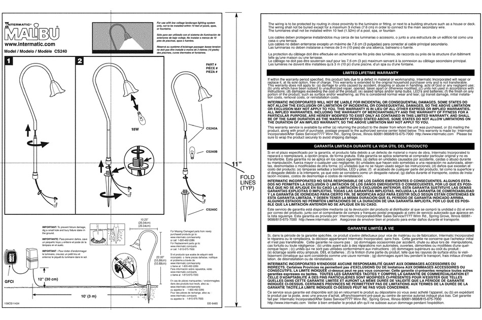 MALIBU BOATS CS240 LANDSCAPE LIGHTING INSTRUCTIONS ManualsLib