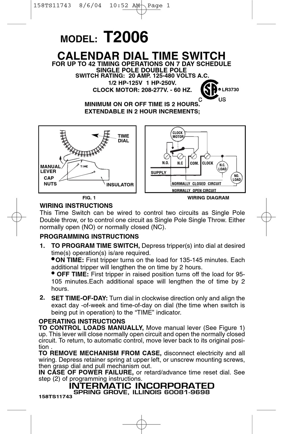 intermatic timer manual pdf