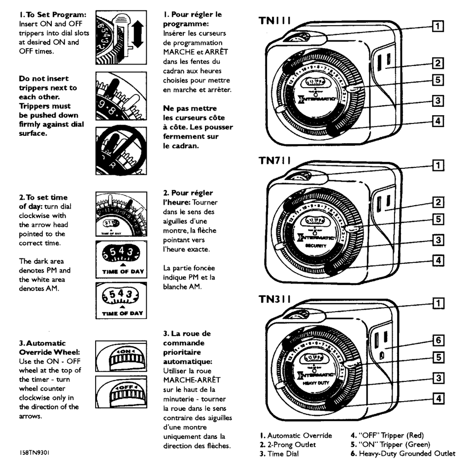 INTERMATIC TN111 SUPPLEMENTARY MANUAL Pdf Download | ManualsLib