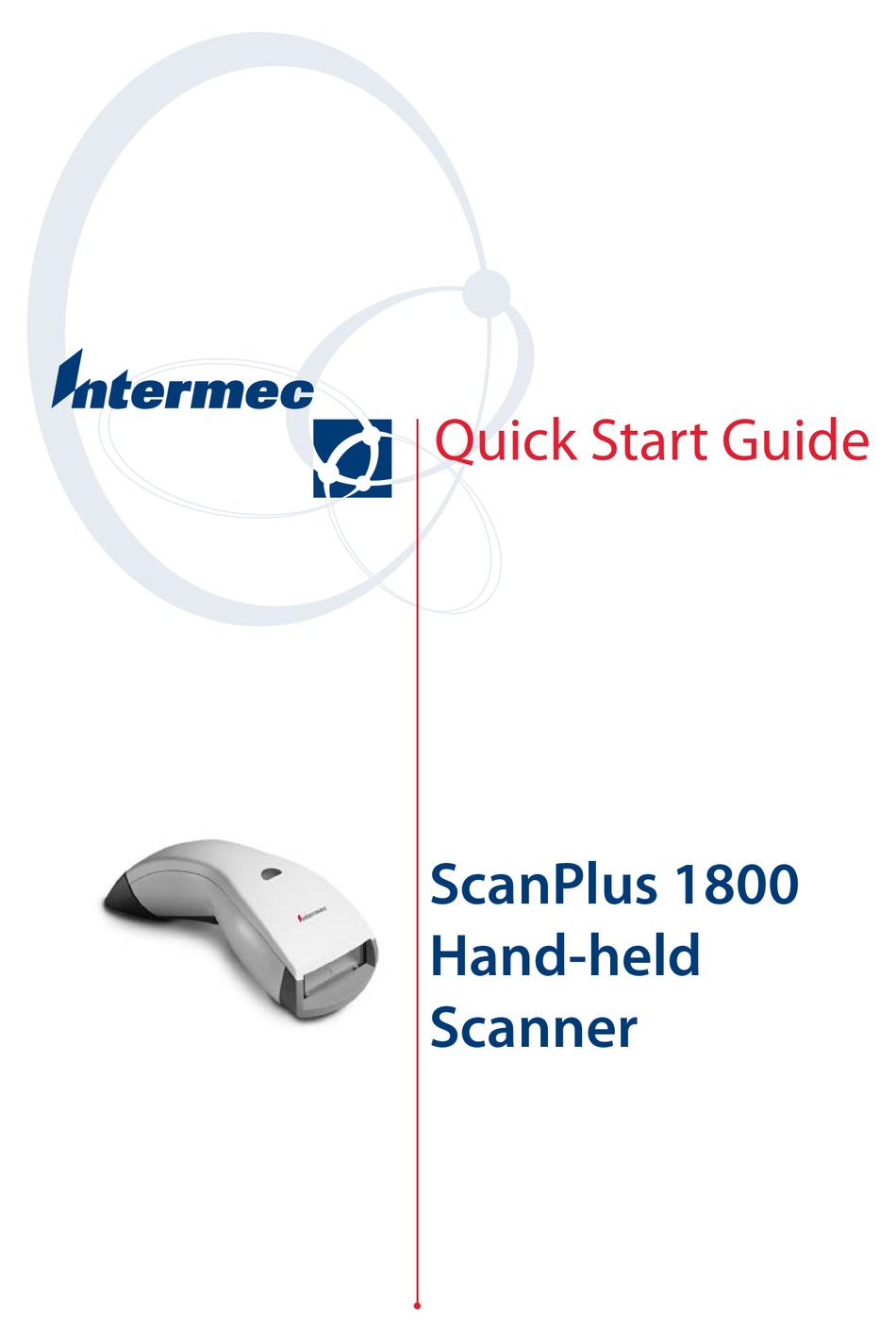 Intermec Scanplus 1800 SR Barcode Scanner 