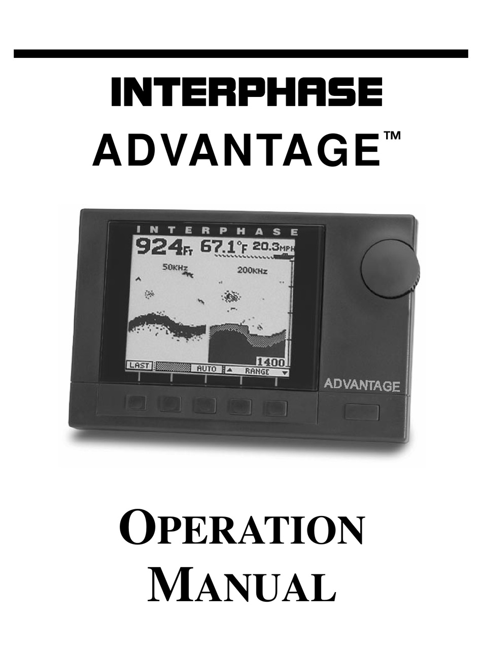 interphase-advantage-sonar-user-manual-manualslib