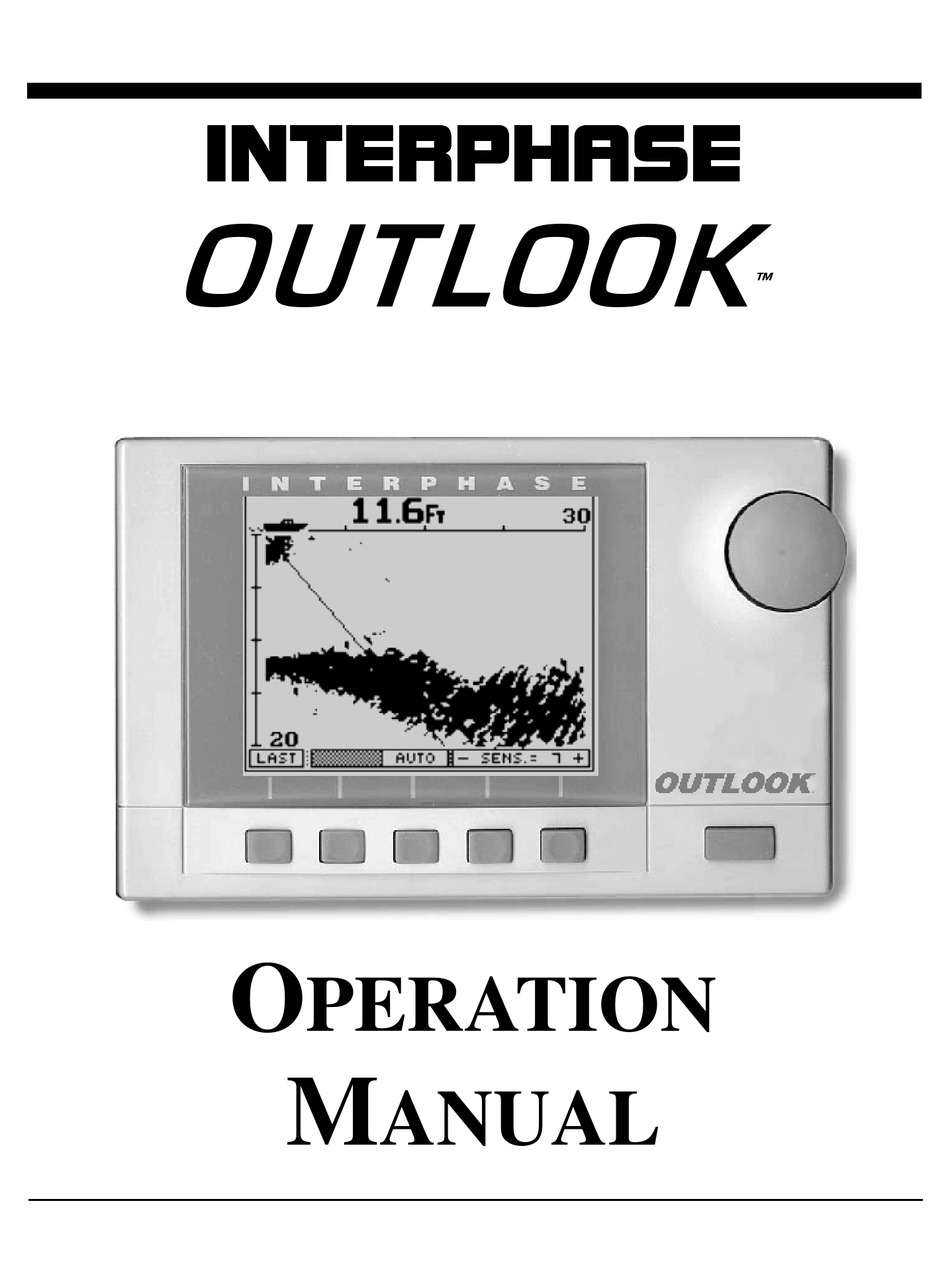 Interphase Outlook Operation Manual Pdf Download Manualslib