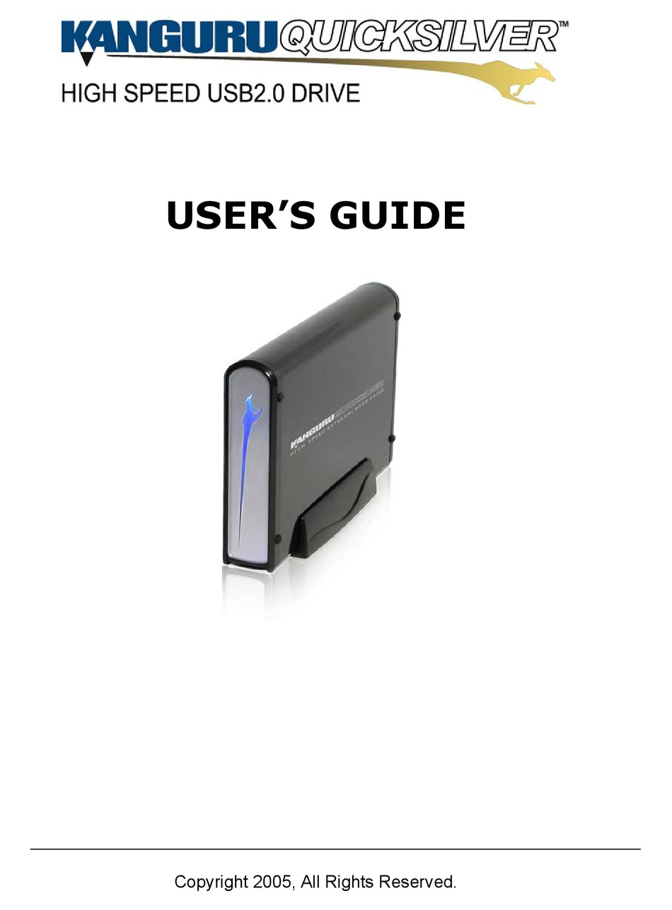 KANGURU USB USER MANUAL Pdf Download | ManualsLib