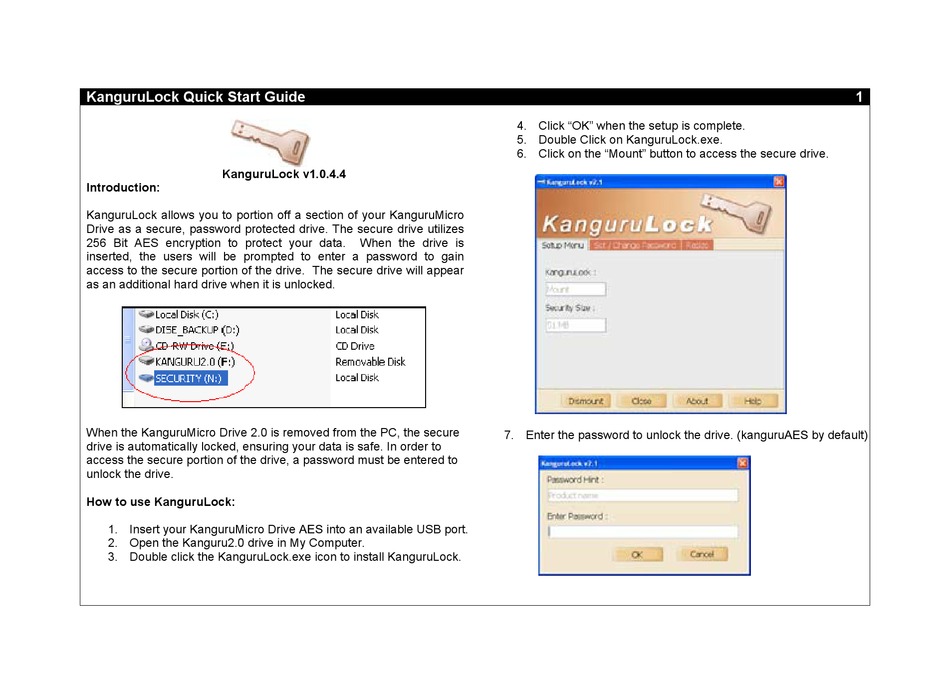 KANGURU USB HOW TO USE Pdf Download | ManualsLib