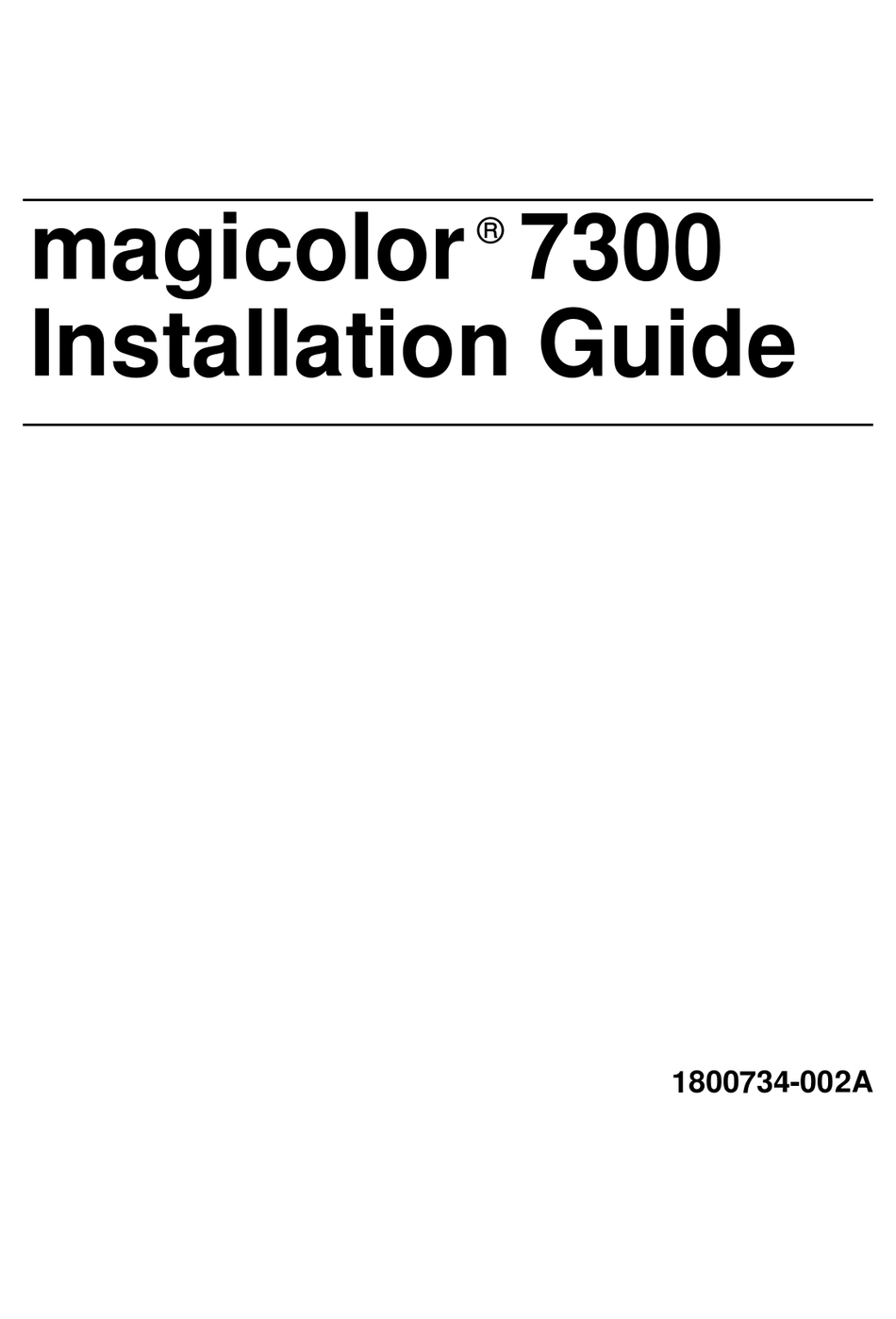 magicolor 7300