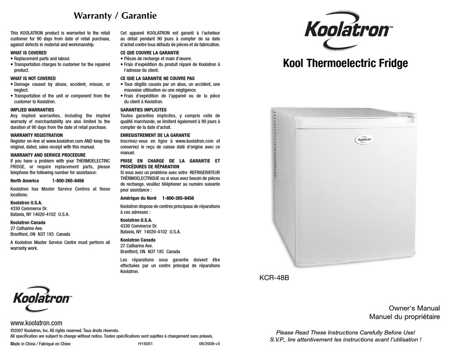 Koolatron Kcr 48b Owner S Manual Pdf Download Manualslib Koolatron Kcr 48b Owner S Manual Pdf Download Manualslib