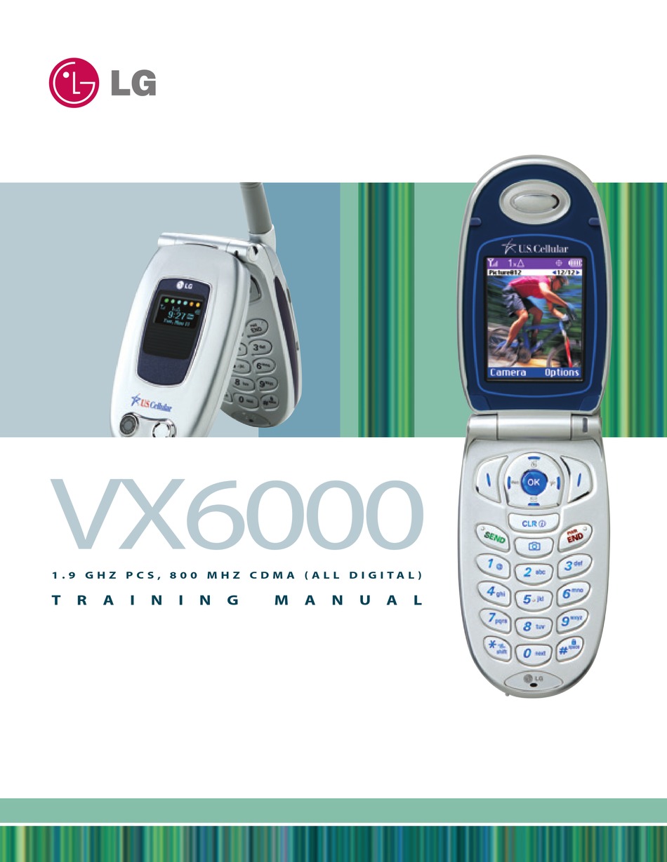 LG VX6000 CELL PHONE TRAINING MANUAL ManualsLib