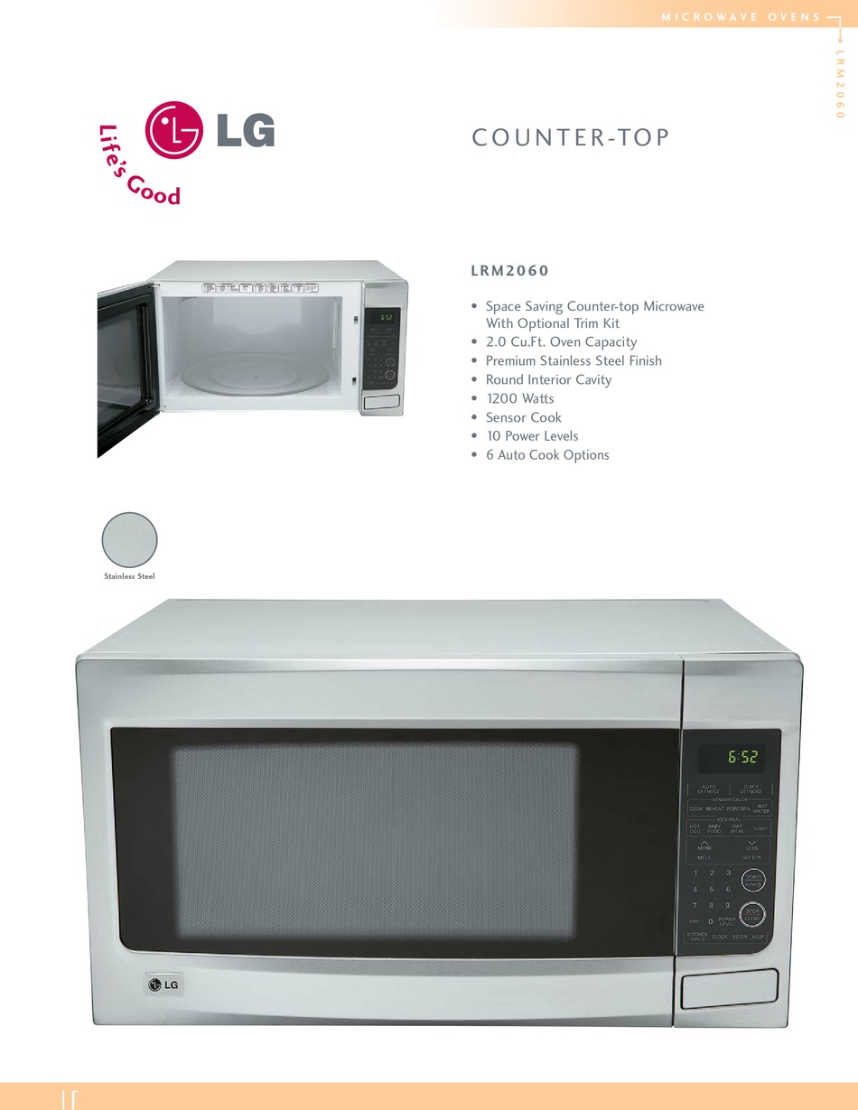 lg lrm2060st microwave