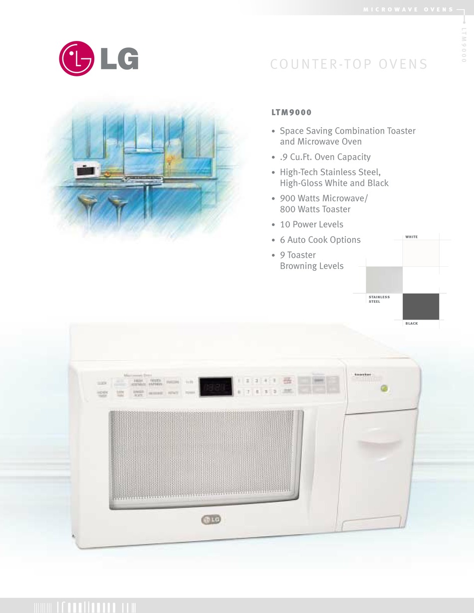 LG : LTM9000ST Counter-Top Microwave Oven and Toaster