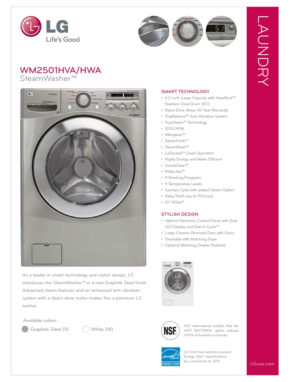 lg washer wm2501hwa