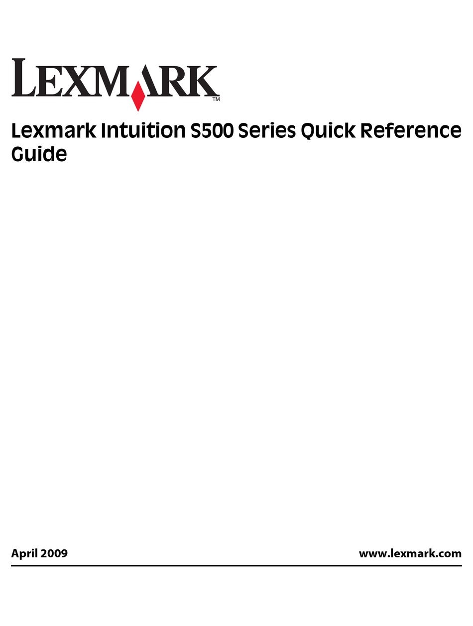 LEXMARK INTUITION S505 ALL IN ONE 