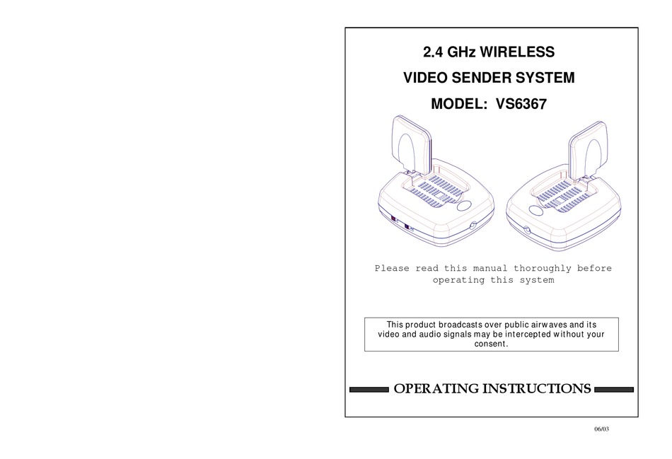 LOREX VS6367 MICROPHONE SYSTEM OPERATING INSTRUCTIONS MANUAL ManualsLib